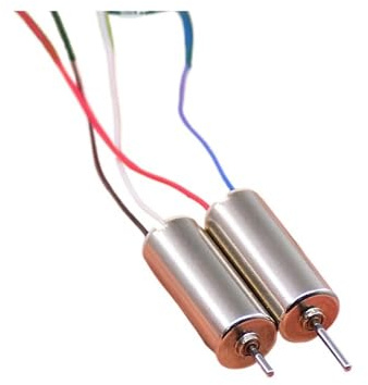 1PC 6mm*15mm 615 Coreless electronic starter DC 3.7V 50000RPM/ 53500RPM High Power for Four Axis Drone CZAOINCU(A Red and Blue Wires)