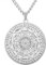 Amaxer Il Sigillo dei Sette Arcangeli Collana da uomo in acciaio inox Tetragrammaton Arcangeli Protezione Robusto Medaglione Collana Gioielli (Argento)