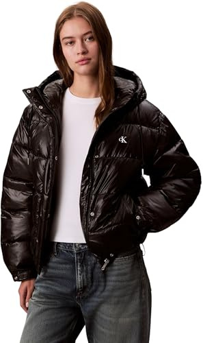 Calvin Klein Damen Pufferjacke Shine mit Kapuze