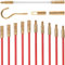 Hardys Electricians Tools Cable Access Kit - 13pc 330mm Cable Rods x 10 (3.3m), Puller Hook & Push Ring | Insulated & Wear Resistant | Ideal for Wall, Attic, Crawl Spaces
