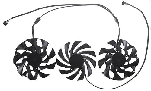 PLD10015B12H DC12V 0.55A RTX3060 Ti RTX3070 Graphics Fan For AORUS RTX 3060 Ti RTX 3070 MASTER(3PCS SET)