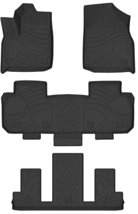 TYSMYXGS Autoteppiche Autofußmatten Teppich-Slip Für Chevy Für Traverse 2018-2023 Allwetter-TPE-Fußmatte Tablettmatte Innenausstattung
