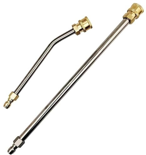 2Pcs Hochdruckreiniger Wand Verlängerung Lanze Rod 1/4 Quick Connect 4000 PSI