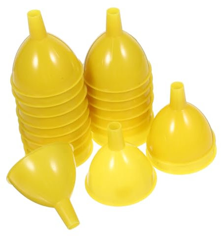 Vaguelly 20pcs Mini Plastic Funnels Science Experiment Kit Funnel Toys Laboratory Filling