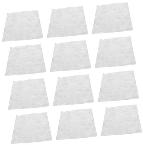 SEWACC 12pcs Cooker Hood Filters High Temperature Resistant Nonwoven Grease Filter Replacement Oil Sticker for Efficient Kitchen Filtration and Easy Cleaning