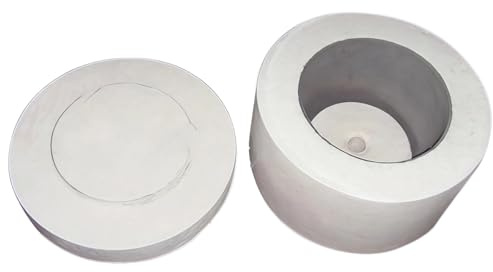 yeeplant Mini forno a microonde per fusione di vetro e ceramica, calore 1200 °C, design compatto in fibra di ceramica, ideale per artigianato fai da te, funzionamento facile e veloce per uso domestico