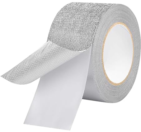 SUPRROW 5CM*25M Kantenverschlussband für Hohlkammerplatten,Anti Dust Klebeband füStegplatten,Gewächshausdichtung,Doppelstegplatten (Grau)