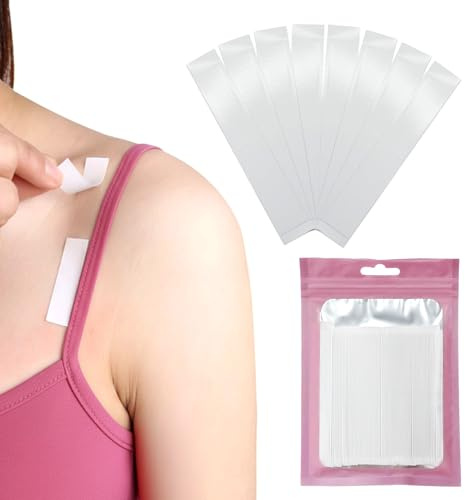 UFI Double Sided Body Tape & Tit Tape (100 Pack) - Clothing Adhesive, Double Sided Tapes for Clothes, Fabric, Skin, Extra Adhesive Tapes for All Outfit Fashion