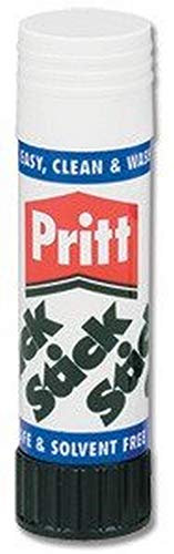 Pritt Stick Glue Solid Washable Non-toxic Large 43gm Ref 965655 [Pack of 24]