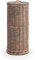 Woodluv Traditionally Hand Woven Rustic Free Standing Toilet Roll Paper Holder Stand Storage, Natural, Dia 18 cm x 40 cm height