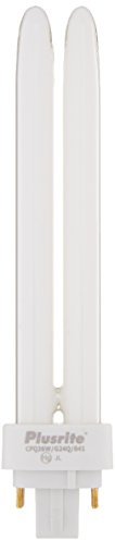 Plusrite 4035-4 Pin G24q-3 Base - 4100K - CFQ26W/G24q/841-26W Compact Fluorescent Light Bulb