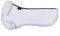 Engel Reitsport | SAKIS1-L-WEI-WEI | Sattelkissen mit echtem Merino Lammfell | Fellrand vorne | Farbe Steppstoff Weiss Fell Weiss | Grösse L