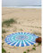 Bhagyoday Strandtuch/Picknickdecke indisches Mandala, rund, Hippie-Boho, Baumwolle, Tischdecke, Meditation, Yoga-Matte mit Tragetasche, 177,8 cm -
