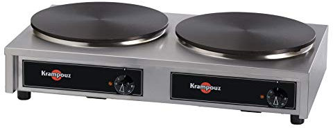 KRAMPOUZ - Crepera (230 V, doble diámetro, 35 cm)