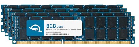 OWC owc1866d3r8 m32 32GB DDR3 1866MHz ECC Memory Module Memory Modules (32 GB) DDR3 1866 MHz; PC/server, 240-pin DIMM, 4 x 8 GB)