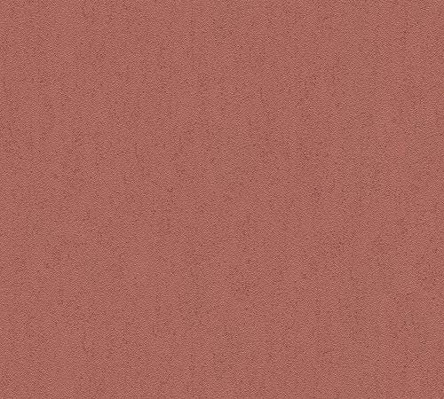 A.S. Création Vliestapete Luxury Walls Tapete Uni 10,05 m x 0,70 m rot Made in Germany 357786 3577-86