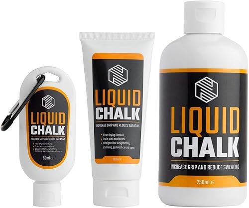 LIQUID CHALK | Sports Chalk | Superior Grip and Sweat-Free Hands for Weightlifting, Gym, Rock Climbing, Bouldering, Gymnastics, Pole Dancing and Fitness, CrossFit, Bodybuilding and More (100ml)