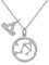 Qings Waage Sternzeichen Kette- Horoskop Astrologie Anhänger Halskette für Frauen, 925 Sterling Silber Stern Filigrane Kette