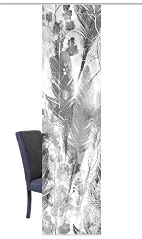 Home Fashion Panneau Japonais 084784-0307 Feutre Gris 245 x 60 cm