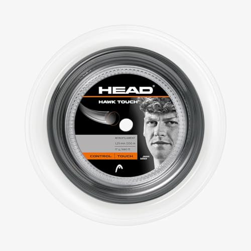 Head Hawk Touch (200m Reel), Racchetta da Tennis Unisex Adulto, Antracite, 18