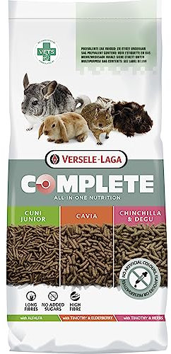 VERSELE-LAGA - Complete Cuni Junior - Extrudiertes Alleinfutter für (Zwerg-) Kaninchen bis zu 6 bis 8 Monaten - 8kg