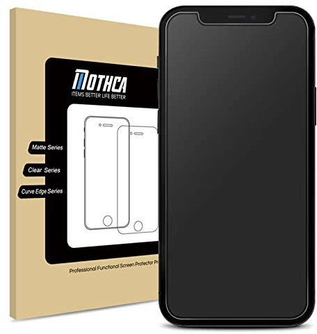 Mothca Matte Screen Protector for iPhone 12 Mini (1 Pack), Tempered Glass film Anti-Glare & Anti-Fingerprint, Case Friendly, Easy Install Bubble Free -Smooth as Silk,5.4inch (2020)