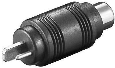 CABLEPELADO Adattatore altoparlante audio RCA, a 2 pin, DIN, HiFi, connessione maschio a connettore RCA femmina