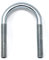 Design61 4X Bügelschraube DIN 3570 Rundstahlbügel M10 x 86 x Ø 38-42,4 mm Gewindebügel Galvanisch Verzinkt U-Bolzen für Rohrbefestigung Metallbau KFZ Industrie Boot Werkstatt BAU