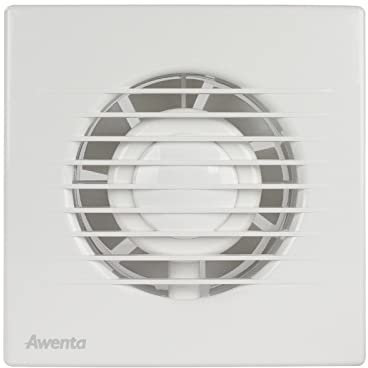 VONLIS Badlüfter Ventilator Be- und Entlüftung Badezimmer Lüfter Toilette weiß Ø 100 mm Standard