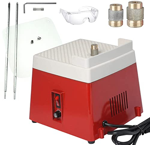 Machine De Meulage De Vitrail, 4200r Mini DIY Kit D'outils De Meulage, Mini-Outil De Meulage d'art De Verre De Meuleuse Portable avec Mèches De 5/8 Et 1