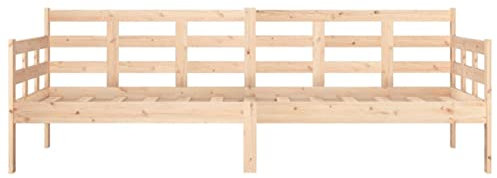 Tidyard Tagesbett Bett Sofa Lattenrost Schlafsofa Bettgestell Bettsofa Stoffsofa Bettcouch Gästebett Sofabett Sofa Couch Jugendbet Couch Bett Schlafcouch,Geeignete Matratzengröße:80 x 200 cm (B x L)