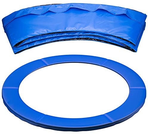 lembrd Trampolin Randabdeckung Ø 183 244 305 366 396 427 Federabdeckung Randschutz 100 UV-beständig Reißfestes Wetterbeständig Universell Trampolinzubehör