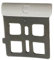 MOOKEENONE Repairing SD Card Slot Cover Holder Frame for Nintendo NEW 3DS XL/LL, Console SD Card Slot Replacement