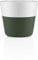 Eva Solo Tasse à Lungo, set de 2, porcelaine, silicone, Emerald Green, 230 ml, 501130