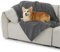 BEDSURE Waschbar Hundedecke Grosse Hunde - 120x100 cm Hundedecke Sofa aus Coral Fleece, Hundedecke Flauschig und Weich, Katzendecke für Katzen, Haustier Decke für Unterwegs, Bed, Sofa, Dunkelgrau