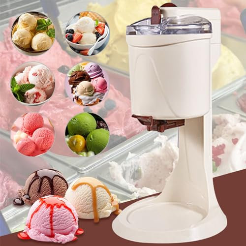 WDDEYYDS Ice Cream Maker Simple One Push Operation soft serve ice cream dispenser machine For Home Easy to Clean soft scoop Ice Cream mix van