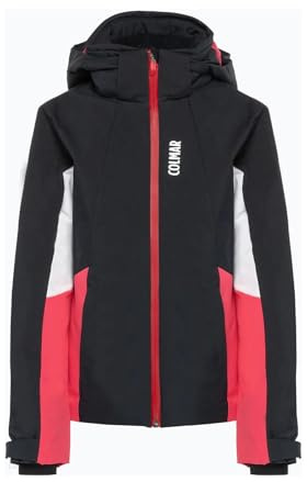 Colmar Giacche Ragazza Giacca da Sci Teens Colorblock in Ovatta - Nero