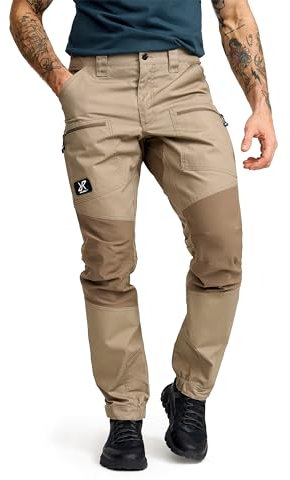 RevolutionRace Herren Nordwand Pro Pants, Hose zum Wandern und für viele Outdoor-Aktivitäten, Brindle/Chocolate Chip, XL
