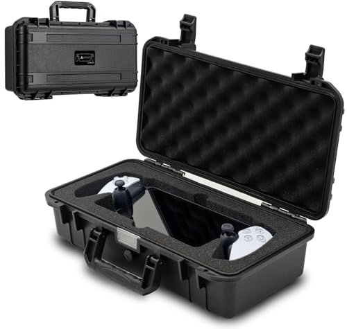 Luck&Link Sac portable pour PlayStation Portal,dur professionnel étanche PS Portal sac portable pour ps5 Portal Remote player,contrôleurs, clavier pliable et autres accessoires chargeur secteur storag