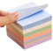 600 Pastel Sticky Notes (76x76mm) - Colourful Removable Adhesive Memo Pads in Blue, Pink, Green, Purple, Yellow and Mix | Set of 6 Pads (100 Sheets Each) | Office, Home & School Use - 6 Packs