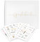 Gästebuch Hochzeit, Sticker Hochzeit Gästebuch, Weiß Blanko Gästebuch, 100 Seiten Hochzeitsgästebuch, Hochzeitsalbum für Erinnerungen, 155 Sticker Hochzeit in Deutsch und Englisch, 19 x 24 cm