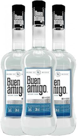 Tequila Licor 43 Buen Amigo Silver 70 cl (Caja de 3 Botellas de 70 cl)