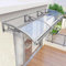 JFOZDM Door Canopy Outdoor, Door Canopy, Porch Canopy Waterproof, Window Awning, UV, Snow Protection, Gold & Silver Aluminium Bracket Polycarbonate Cover, Rain Shelter Canopy for Patio, Roof, Garden