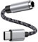 Adaptador USB C Jack 3,5 mm, tipo C a AUX Adaptador de auriculares de audio Jack USB C para Samsung Galaxy S25 Ultra S24 S23 FE S22 S21 A56 A55 5G A54 A53 A36 A35 A34 A25 A16, iPhone 16 15 Pro