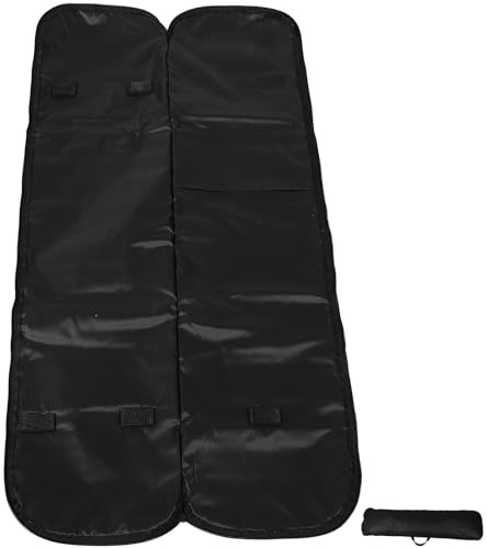 Kajak Paddeltasche Schwarz mit Reißverschluss und Griff, für Paddel | Epe Material, Kratzschutz, mit Verstellbarem Gurt und Tragegriff, für Kanupaddel Beim Outdoor Kajak
