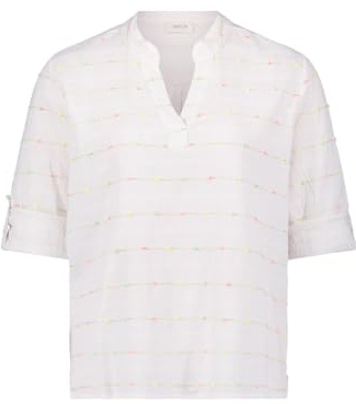 Cartoon Damen Casual-Bluse mit Lurexfaden