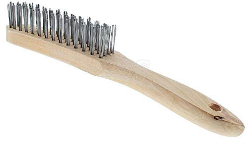 4 Row Wire Brush with Wooden Handle