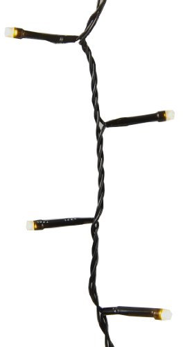 Kaemingk Lichterkette für Innen und Außen mit 24 LED-Lichtern und Timer, Warmweiß