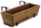 Metallurgica Buzzi FLR55 Portavaso da Balcone, 55 x 22 x 18 cm, Nero