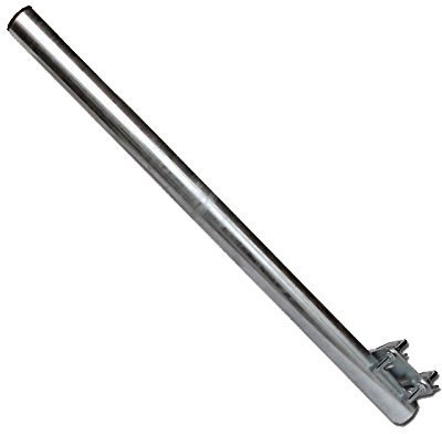Geländerhalter GS5080 80cm Mastverlängerung Verzinkt 50mm Durchmesser
